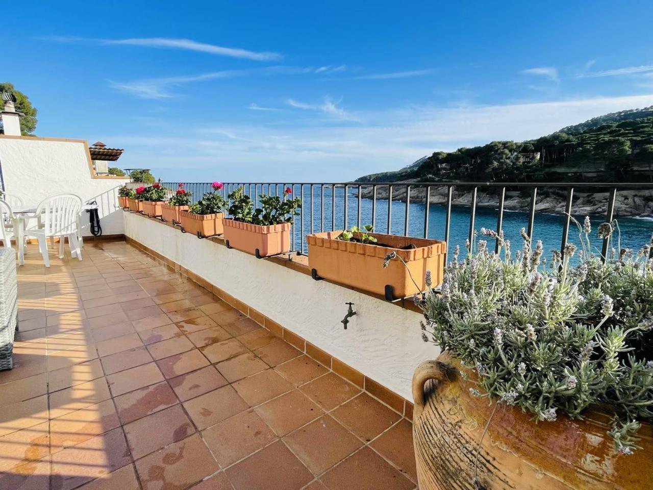 Tamariu Platja - Penthouse On Passeig Del Mar. Apartment Exterior foto