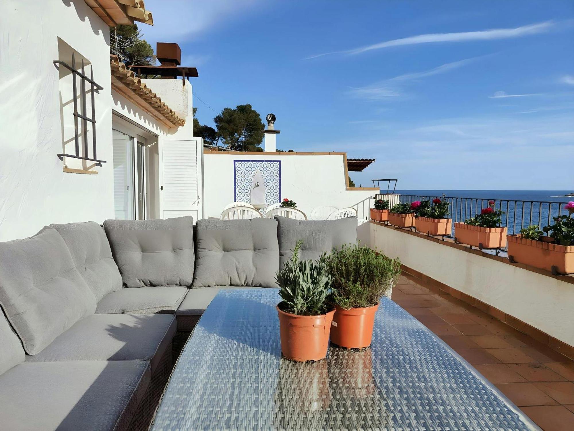 Tamariu Platja - Penthouse On Passeig Del Mar. Apartment Exterior foto